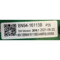 KIT DE TARJETAS PARA TV SAMSUNG NUM DE PARTE UN43TU7000F / MAIN BN94-16115B / BN41-02751C / BN94-16115B / BN94-17444G / BN41-02751C-000 / FUENTE BN4401053A / L43S6_TDY / BN44-01053A / PANEL CY-BT043HGCV1H / DISPLAY PT430GT01-1 / MODELO UN43TU7000FXZA AD18